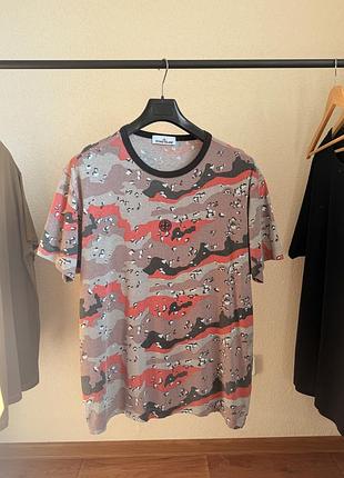 Футболка stone island desert camo fresh collection t-shirt
