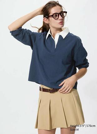 Бавовняна сорочка - поло uniqlo
