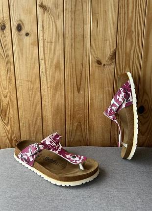 Жіночі літні босоніжки тапки сланці сандалі шльопанці betula birkenstock