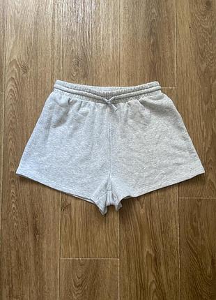 Шорты серые трикотажные h&m
