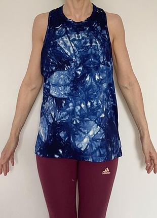 Adidas оригінал жіноча маєчка для спорту з  ошатним прінтом