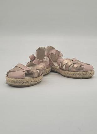 Дитячі шкіряні босоніжки ugg matilde metallic