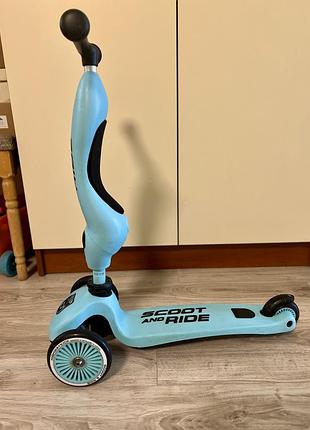 Біговел-самокат scoot&ride highwaykick-1 blueberry 2 в 1