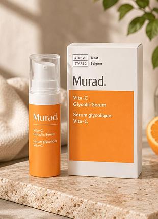 Осветляющая сыворотка для лица murad vita c glycolic serum