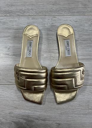 Шкіряні босоніжки jimmy choo