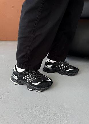 Жіночі кросівки new balance 9060 black/reflective