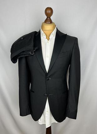 Hackett mayfir wool\mohair tuxedo suit костюм смокинг хаккет новый