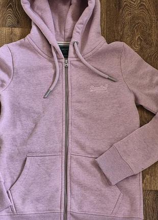 Оригiнальна утеплена худi  superdry/s-m