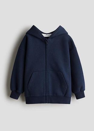 Тепла кофта з трикотажу на флісі h&m