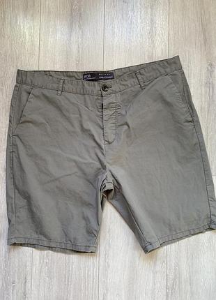 Котонові чоловічі тонкі шорти, хакі, 38 розмір, denim co