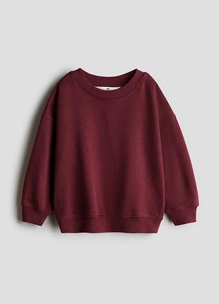Тепла кофта з трикотажу на флісі h&m