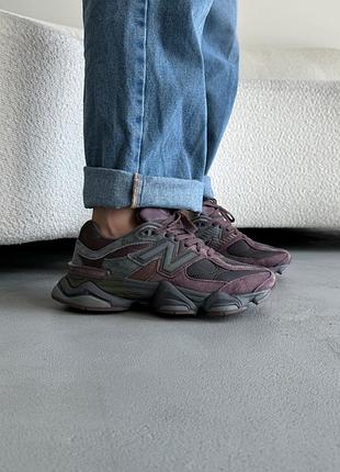 Жіночі кросівки new balance 9060 brown/bordo