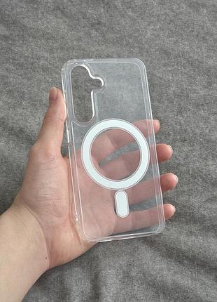 Прозорий чохол для телефону samsung galaxy s24/s25