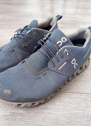 Кроссовки on running cloud waterproof синие мужские