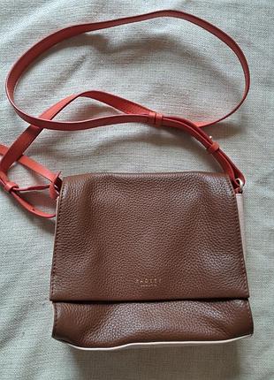 Сумочка кросс боди из натуральной мягкой зернистой кожи radley