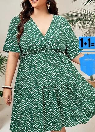 Сукня в квітковий принт shein 3xl батал