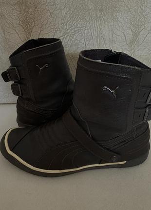Кожаные ботинки puma