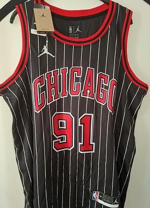 Джерси майка баскетбольнапрепятна nba chicago bulls rodman jordan