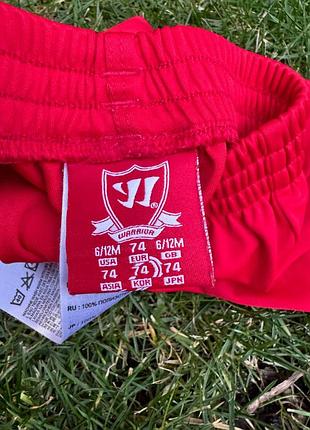 Детские шорты леверпуль warrior оригинал 6-12 мес шортики liverpool 74 см 2