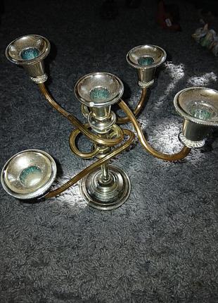 Підсвічник вінтаж швеція 28×26см