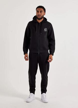 Костюм чоловічий armani exchange, колір чорний😍  без утеплення - ідеально підійде на всі сезони