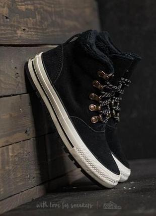Зимові кеди converse chuck taylor all star ember boot 557935 чорні