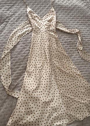 Сукня в горошок zara xs