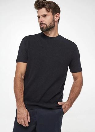 Футболка чоловіча armani exchange, колір темно-синій😍