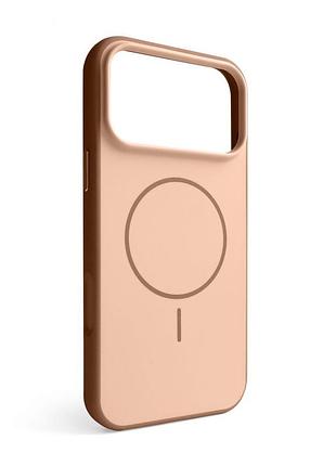 Чохол soft matte з magsafe для apple iphone 17 pro max nude