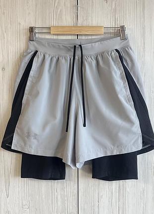 Шорти under armour 2 в 1 з термо шортами