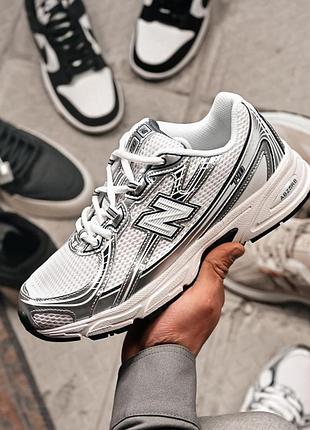 Кросівки new balance 740 білі з сірим тр6067 (сітка / повсякденні / міські) чоловічі 42