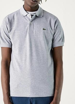Оригінальне чоловіче поло lacoste grey marl з кишенею (розмір 2xl) піде на1xl,або і на l..брали собі на l