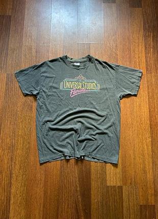 Hanes / universial studios футболка чоловіча унісекс вінтажна vintage big logo оригінал б у