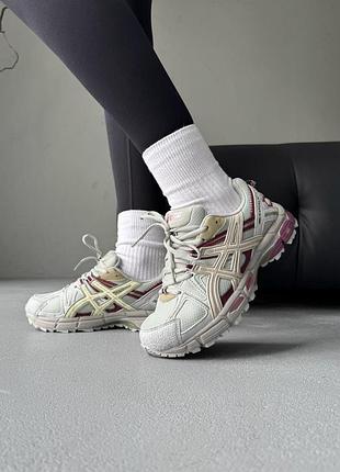 😍 жіночі кросівки asics gel-kahana 8 grey/bordo