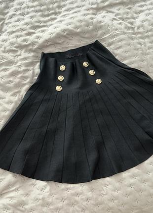 Спідниця чорна balmain