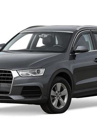 Вітровики з хромованим молдингом niken luxury (4 шт) для ауди q3 2011-2019 рр
