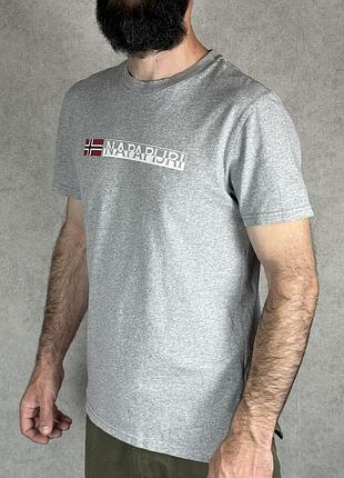 Футболка чоловіча napapijri box logo