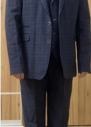 Костюм трійка truclothing в клітинку