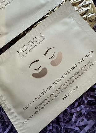 Патчи для осветления и сияния mz skin anti-pollution illuminating eye mask