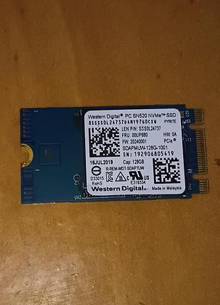 Ssd m.2 nvme 128gb (робочий 87%, технічний стан на фото)