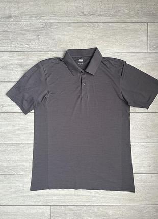 Чоловіче поло юнікло uniqlo size m розмір футболка майка джерсі теніска біла оригінал