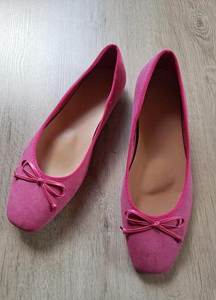 Балетки marks & spencer текстильні, туфельки 41-41,5 р-ру.