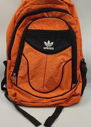 ⚡ adidas trefoil multi-pocket pack 'orange/black' - мегафункциональный, вместительный и прочный городской рюкзак с крутым органайзером для учебы, работы, с