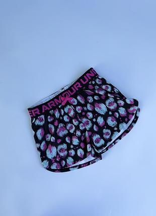 Яскраві спортивні шорти under armour heatgear для дівчинки