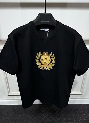 Брендовая мужская футболка burberry оверсайз