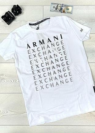 Брендовая мужская футболка armani
