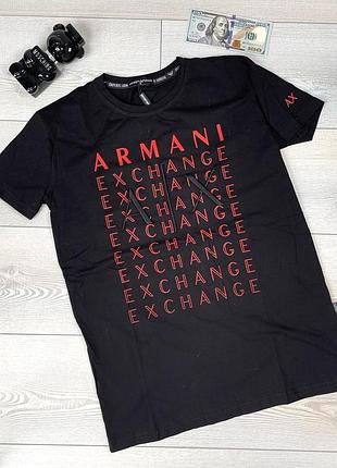 Брендовая мужская футболка armani