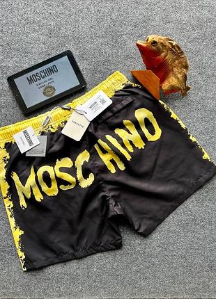Шорты пляжные спортивные moschino для бассейна