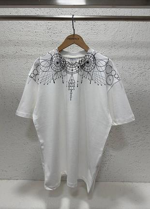 Marcelo burlon футболка мужская оверсайз оригинал женская унисекс