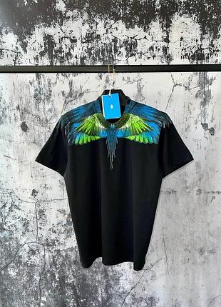Брендовая мужская футболка marcelo burlon женская унисекс